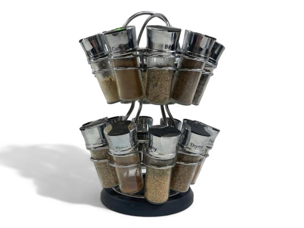 Two Tier Spice Rack Holder