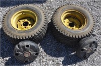 23 x 10.50-12 lawn tractor tires, wheels & weights