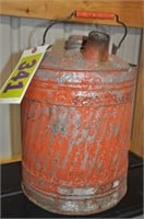 VTG 5-gal galv fuel can