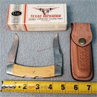 Case XX 4.75" Texas Lockhorn Pocket Knife