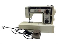 White" Model:1077 Jeans Machine Sewing Machine
