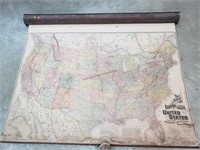 Rand McNally 1903 United States Map 67"w