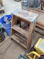 2- Step Wooden Ladder