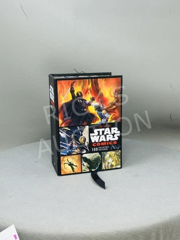 Starwars comics collector post cards in box
