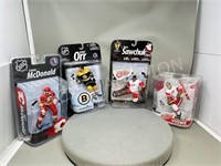 4 McFarlane NHL figures in boxes