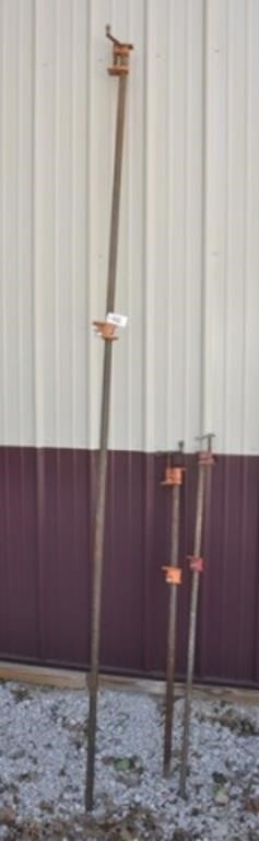 9', 46" and 42" pipe clamps
