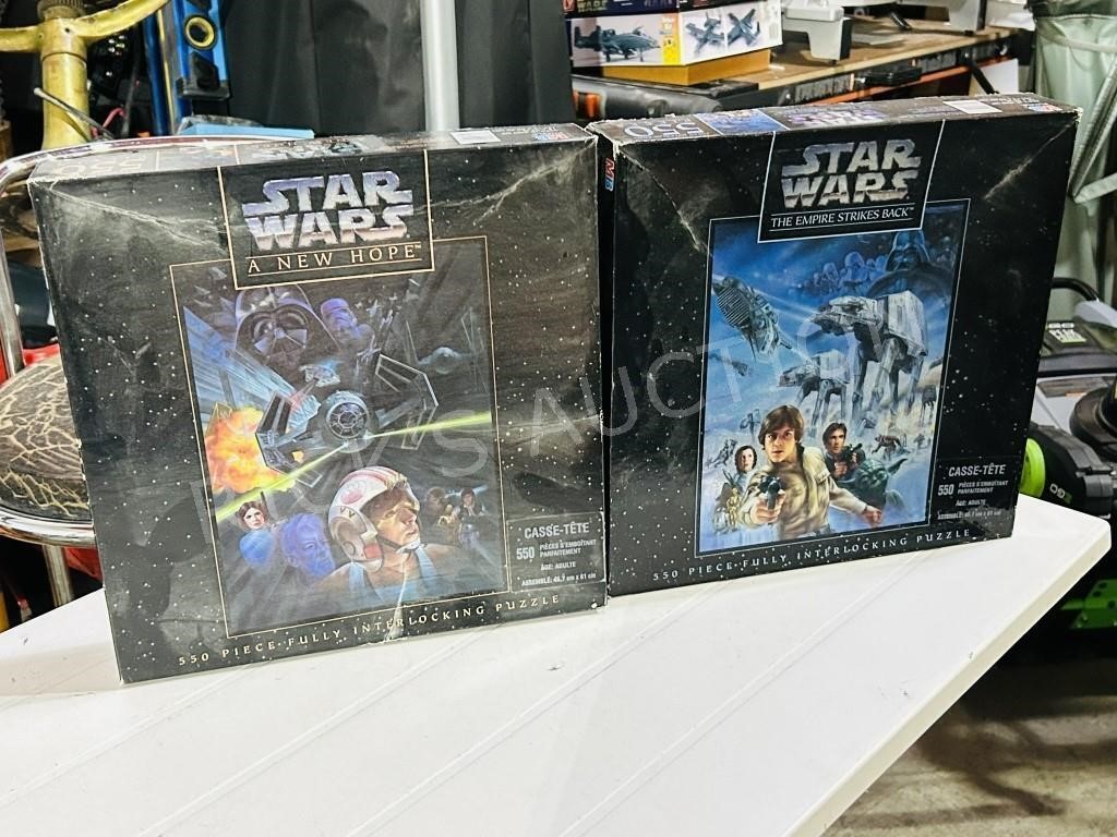 2 - 500 pc Star Wars puzzles - opened