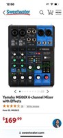 6 channel mixer
