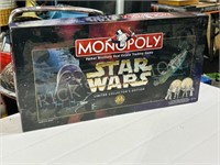 Star Wars Ltd Ed. Monopoly game - open