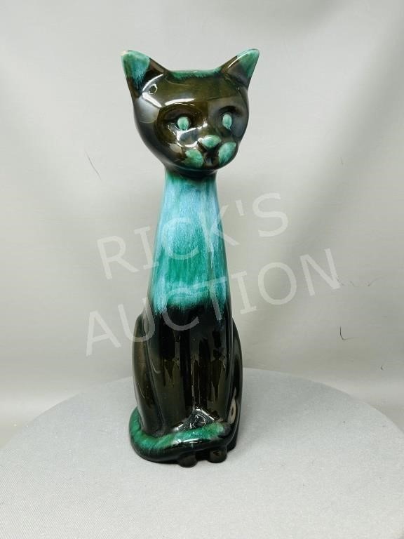 Blue Mountain Pottery Cat - 13" tall