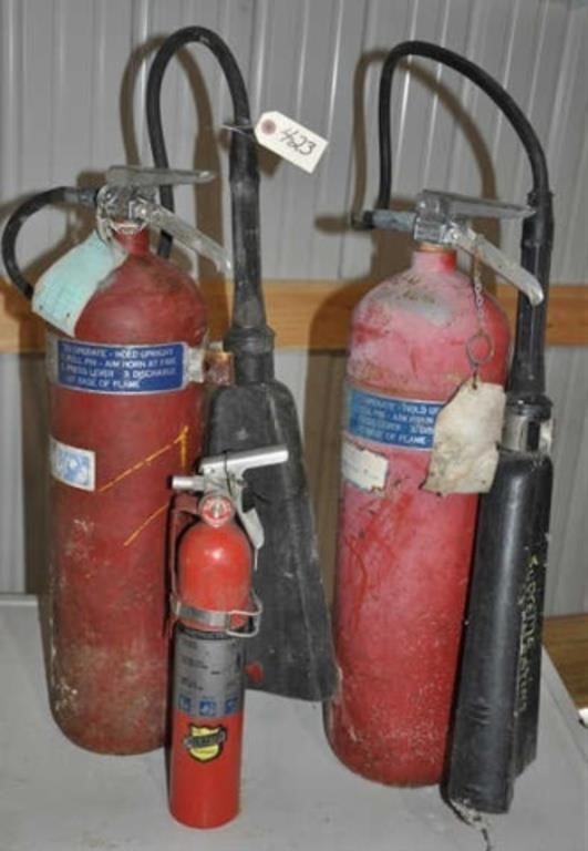 SEE NOTE, Fire extinguishers