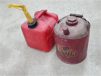 2 Gal Gas Can & Metal Gas Can