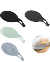New 4pcs Silicone Spoon Rests for Stove Top,