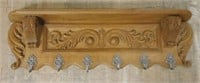 Louis XV Style Acanthus Carved Wall Rack.