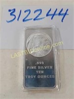 Silvertowne brand 10 Tr. oz. .999 Fine Silver
