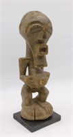 African Songye Carved Ancestral Effigy Figure.