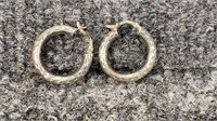 Sterling Silver Earrings 2.32 Grams