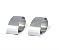 Cuisinox 2Pc Napkin Rings, Modern Stainless Steel