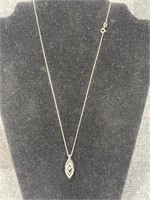 Sterling Silver Necklace 3.17 Grams