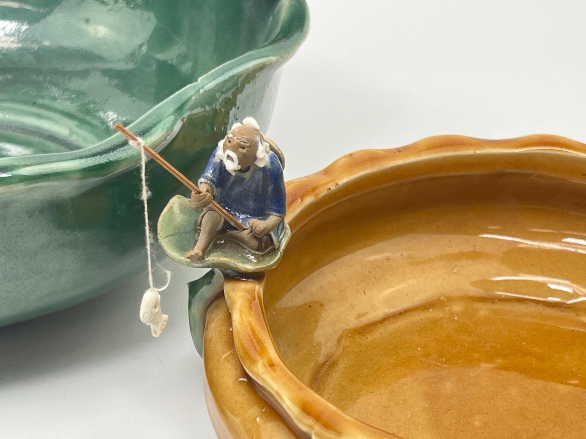 Ceramic Glazed Bowls - Asian Decor