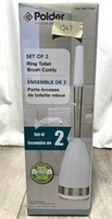 Polder Set Of 2 Toilet Brush Caddy