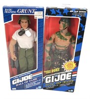 2 G.I. Joe Hall of Fame Grunt Duke NIB