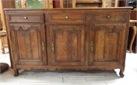Louis XV Style Oak Sideboard.