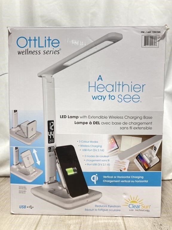 Ottlite LED Lamp with Extendible Wireless