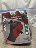 Hand Crew Foam Latex Coated 5 Pairs Only XL