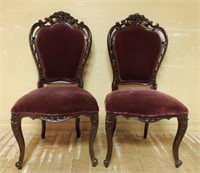 Victorian Parlor Chairs.