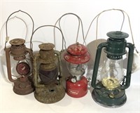 Lot of Vintage Lanterns Colman Dietz
