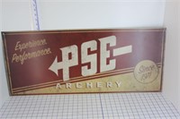 PSE ARCHERY SIGN- NO SHIPPING
