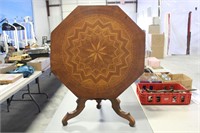 ANTIQUE ITALIAN INLAID TABLE- NO SHIPPING
