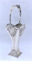Barbour Silver Co. Plated Handled Bride's Basket.
