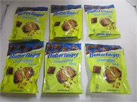 6 Bags Butterfinger Unwrapped