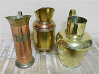Copper and Brass Jugs.
