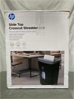 HP Slide Top Cross Cut Shredder (Pre-owned,