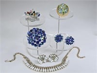 Vintage High End Unsigned: Brooches, Sets & More