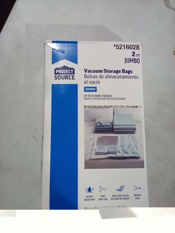 Project Source Vacuum Storage Bags 2 Ct