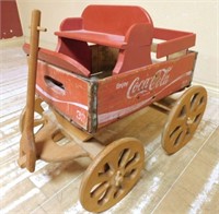 Primitive Coca-Cola Wagon.