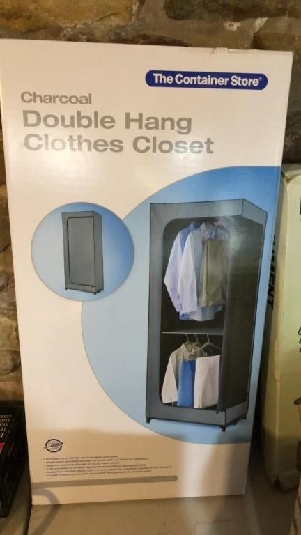 double hang clothes closet