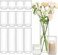 Comsaf Glass Cylinder Vases