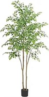 Nafresh Tall Ficus Tree Artificial 7ft (84in)