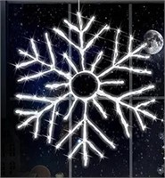 Aurelema Christmas 20" Folding White Snowflake