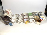 Mixed lot of Vintage Teacups & Beer Stein