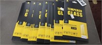 LOT OF TEMPERED GLASS FOR CELL PHONES