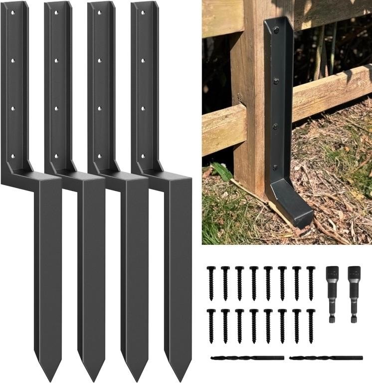 Thicker Steel Fence Post Repair Kit
