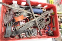 CRATE FULL OF ASSORTED TOOLS