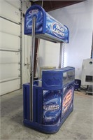 BUD LIGHT COOLER BAR WITH LIGHT- NO SHIPPING