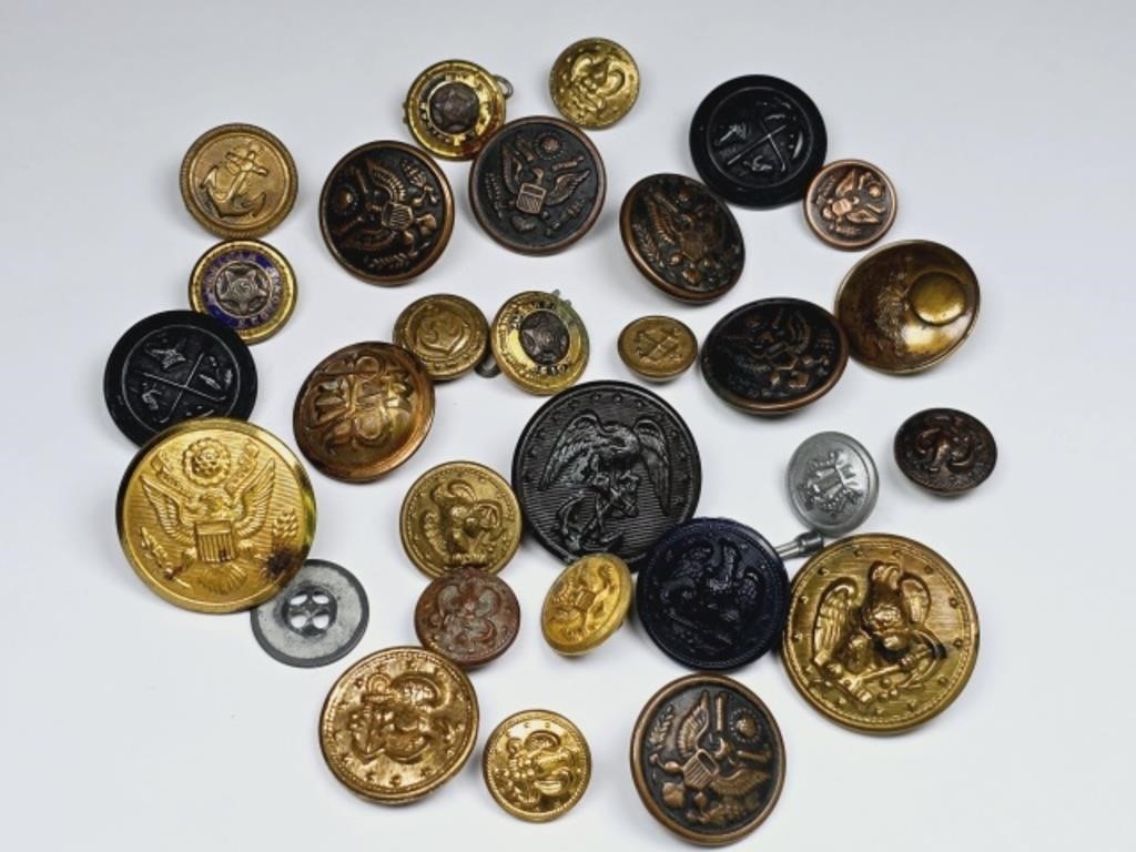 Metal Military Buttons